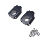 Set 2 inaltatoare montaj ghidon moto, culoare negru Cod Produs: MX_NEW AW5150B