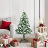 VidaXL Pom de Crăciun artificial cu zăpadă imitată și lumină LED 3396802
