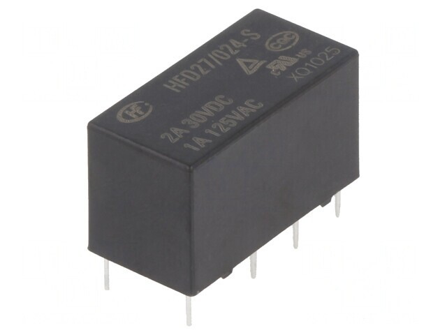 Releu Electromagnetic DPDT 24VDC 2A PCB