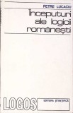 INCEPUTURI ALE LOGICII ROMANESTI-PETRE LUCACIU-352007