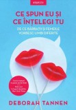 Ce spun eu si ce intelegi tu - Deborah Tannen - Carti Dezvoltare Personala
