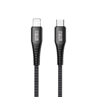Joyroom MFI USB Tip C - Cablu Lightning 2.1A 1.8m Negru (ST-C04 1,8M Negru) ST-C04 1,8M BLACK foto