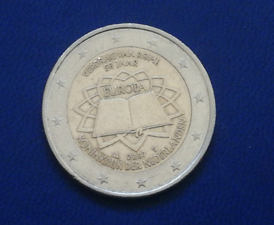 M3 C50 - Moneda foarte veche - 2 euro - omagiala - Olanda - 2007 foto