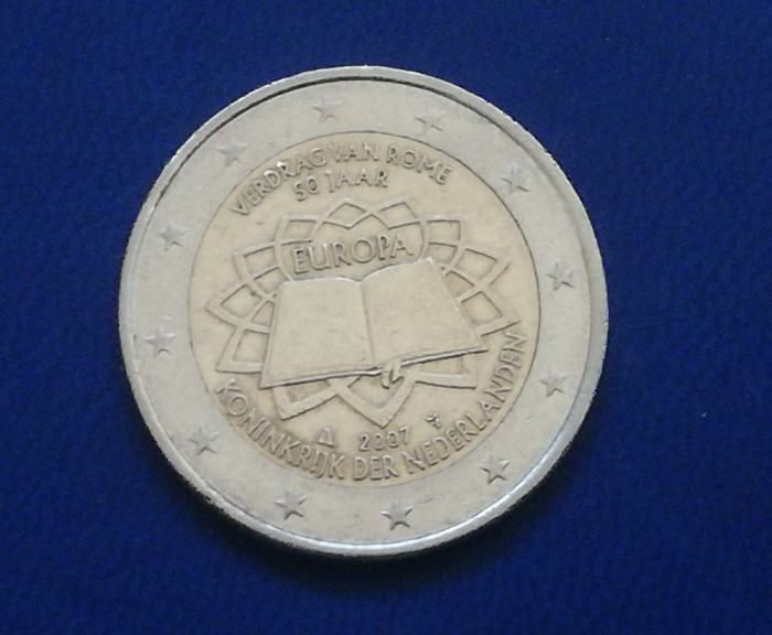 M3 C50 - Moneda foarte veche - 2 euro - omagiala - Olanda - 2007