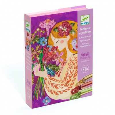 Atelier creativ cu sclipici Parfumul florilor, Djeco foto