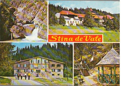 CPI B14579 - CARTE POSTALA - STANA DE VALE. CASCADA IODOLINA, CABANA CERBUL... foto