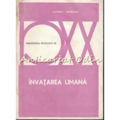 Invatarea Umana - Edward L. Thorndike