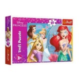 Cumpara ieftin Puzzle Trefl Disney Princess - Printese fericite, 30 piese