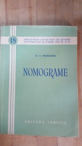 Nomograme- M.V.Pentkovski UZATA COPERTA