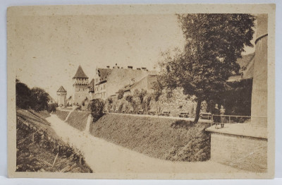 SIBIU , PROMENADA , CARTE POSTALA , 1947 foto