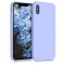 Husa pentru Apple iPhone X / iPhone XS, Silicon, Mov, 42492.139