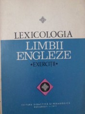 LEXICOLOGIA LIMBII ENGLEZE EXERCITII-COLECTIV-225783
