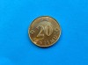 20 Santimu 1992 Letonia-UNC, Europa