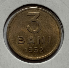 3 Bani 1952 Romania, a UNC foto