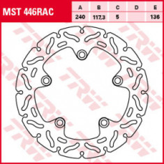 Disc frână fix spate, 240/117,3x5mm 5x136mm, diametru gaură de centrare 10,5mm, spacing 0