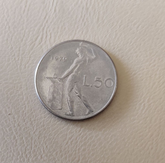 Italia - 50 lire (1979) monedă s351