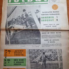 fotbal 22 iunie 1966-romania-uruguay 1-0,dinamo pitesti,steagul rosu,jiul,u.cluj