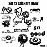 Set 13 Stickere BMW , Autocolante Tuning Auto Personalizate, Oem