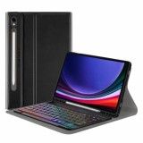 Husa cu Tastatura pentru Samsung Galaxy Tab S9 - Techsuit CozyTab Case - Black