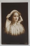 A.S.R. PRINTESA ELISABETA , CU IE SI NAFRAMA , COLECTIA MANDY , FORMAT CARTE POSTALA , INTERBELICA