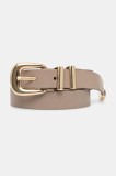 Answear Lab curea de piele culoarea maro