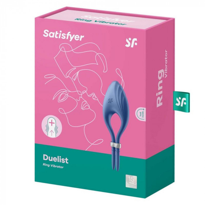 Satisfyer Duelist Ring Inel vibrator pentru penis Satisfyer Duelist Ring