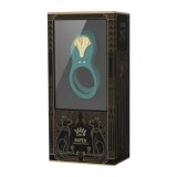Inel vibrator pentru penis ZALO BAYEK, control prin telecomandă, 8 funcții de vibrație, din silicon moale, verde smarald