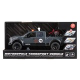 Masina de transport motocicleta cu sunet si lumini, gri, CMCLASS