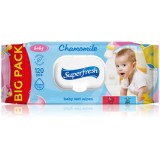 Superfresh Baby Chamomile servetele delicate pentru copii pentru piele sensibila 120 buc