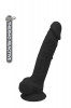 Dildo Realistic Dream Toys, Negru, 17 cm