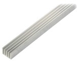 Radiator extrudat cu aripioare naturale 1000mm x 19mm