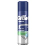 Gel de ras Gillette Series Sensitive cu aloe vera, 200 ml