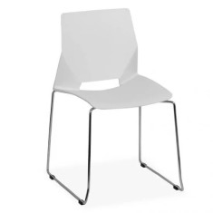 SCAUN VIZITATORI HRC 627 ALB