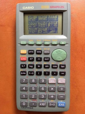 Calculator vintage Casio Graph 25 24ko functional, de colectie foto