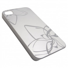 Husa tip capac Golla G1190 Liqd plastic argintiu + gri pentru Apple iPhone 4/4S