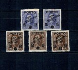 Cehoslovacia 1919 - Supratipar pe Austria, Franz Iosif, lot neștampilat, cu sarniere