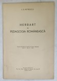 HERBART IN PEDAGOGIA ROMANEASCA de I.C PETRESCU , 1941
