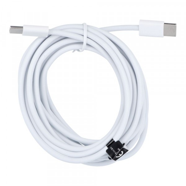 Cablu Date si Incarcare USB-C - USB-C OEM HD26, 30W, 3m, Alb