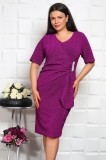 Cumpara ieftin Rochie de seara Monaco Fucsia - 56Marimea, Yves