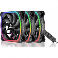 Ventilator pentru carcasa Enermax SquA RGB Three Fan Pack foto