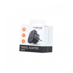 Adaptor priza forever uk/eu, 240v - 16a, blister foto