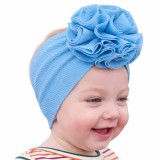 Bentita bleu lata cu floare (Marime Disponibila: 6-12 luni (Marimea 19