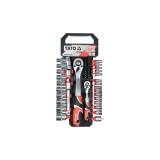 Set tubulare+accesorii 1/4 1/2 51 piese Yato YT-38680