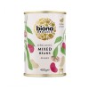 Biona Mix Fasole 3 Tipuri Eco 400g (Pinto, Alba, Rosie) - Conserva Bio, Fara Sare/Zahar, Bogata in Fibre & Proteine