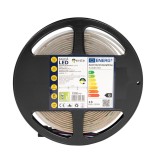 Bandă LED 24V COB 13W/m RGB + 4000K IP20 Rolă 5m - ERSTE