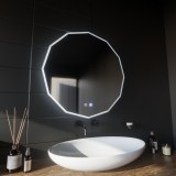 Oglinda LED Rotunda, 70cm, Touch Lichtkreis ModernLight Concept