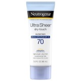 Loțiune facială de protecție solară Neutrogena Ultra Sheer Dry-Touch SPF 70, 88 ml