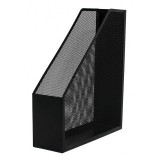 Suport reviste și cataloage metalic A4 Q-Connect Mesh, negru