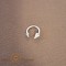 Piercing Potcoava cu Design Asimetric din Titan