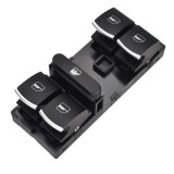 Cumpara ieftin Modul Panou Butoane Geamuri Electrice - Flexzon - VW Golf, Passat, Jetta, Touran, Seat - 2004+ - crom negru